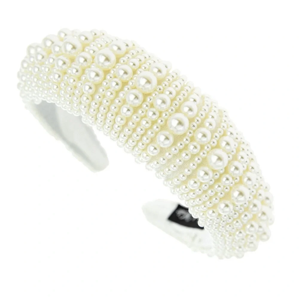Ivory Pearl Headband - Picture 1 of 3